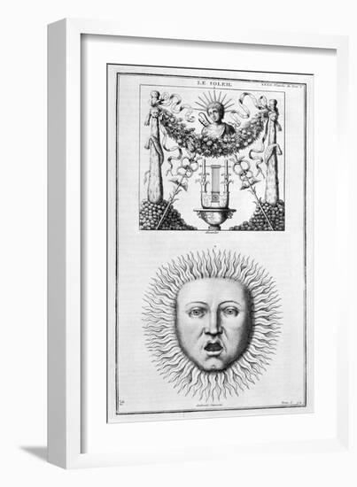 The Sun, 1757-null-Framed Giclee Print