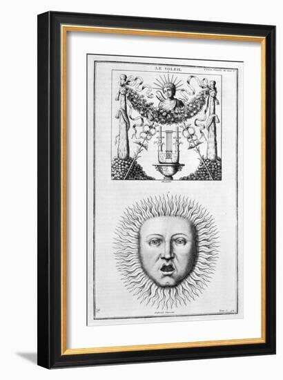 The Sun, 1757-null-Framed Giclee Print