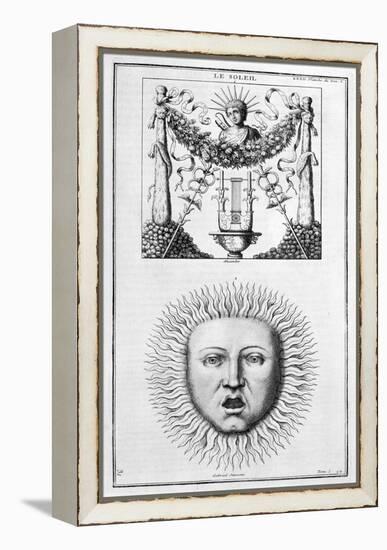 The Sun, 1757-null-Framed Premier Image Canvas