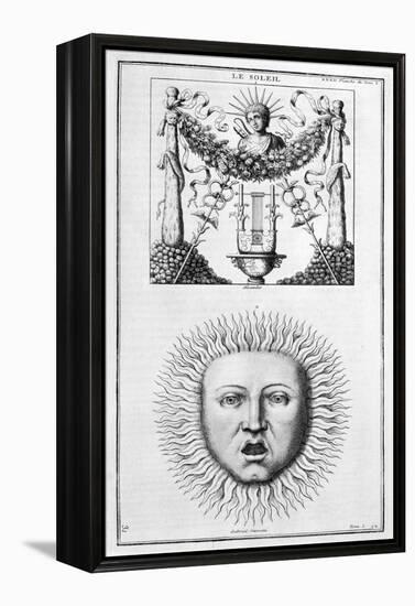 The Sun, 1757-null-Framed Premier Image Canvas