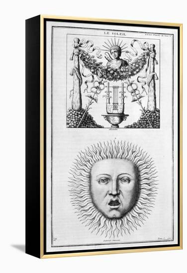 The Sun, 1757-null-Framed Premier Image Canvas