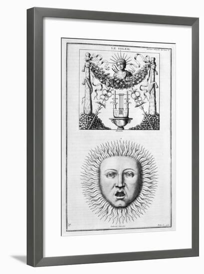 The Sun, 1757-null-Framed Giclee Print