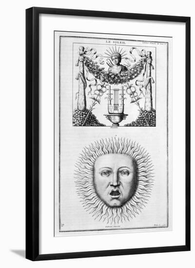 The Sun, 1757-null-Framed Giclee Print