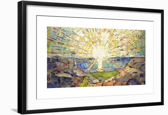 The Sun, 1911-Edvard Munch-Framed Premium Giclee Print