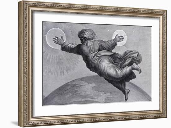 The Sun and Moon-Raphael-Framed Giclee Print