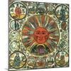 The Sun and the Zodiac, Russian, Late 18th Century-null-Mounted Giclee Print