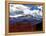 The Sun Breaks Through the Clouds to Highlight the Summit of Pikes Peak-null-Framed Premier Image Canvas