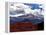 The Sun Breaks Through the Clouds to Highlight the Summit of Pikes Peak-null-Framed Premier Image Canvas