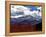 The Sun Breaks Through the Clouds to Highlight the Summit of Pikes Peak-null-Framed Premier Image Canvas