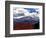 The Sun Breaks Through the Clouds to Highlight the Summit of Pikes Peak-null-Framed Photographic Print