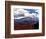 The Sun Breaks Through the Clouds to Highlight the Summit of Pikes Peak-null-Framed Photographic Print