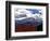 The Sun Breaks Through the Clouds to Highlight the Summit of Pikes Peak-null-Framed Photographic Print