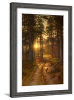 The Sun Fast Sinks in the West-Joseph Farquharson-Framed Giclee Print
