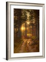 The Sun Fast Sinks in the West-Joseph Farquharson-Framed Giclee Print