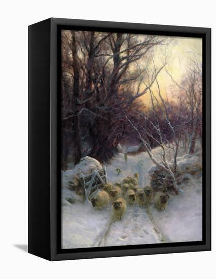 The Sun Had Closed the Winter Day, 1904-Joseph Farquharson-Framed Premier Image Canvas