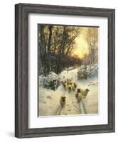The Sun Had Closed-Joseph Farquharson-Framed Art Print