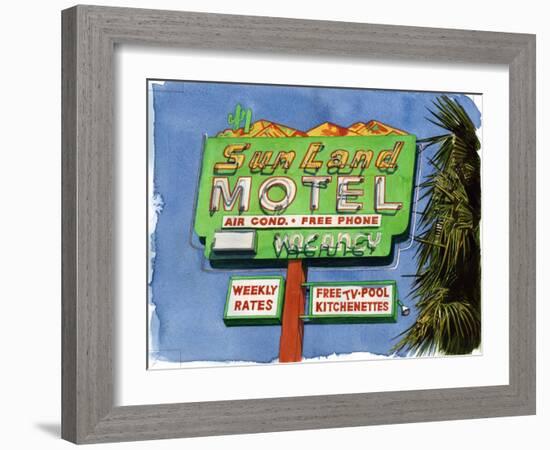 The Sun Land, Miracle Mile, 2004-Lucy Masterman-Framed Giclee Print