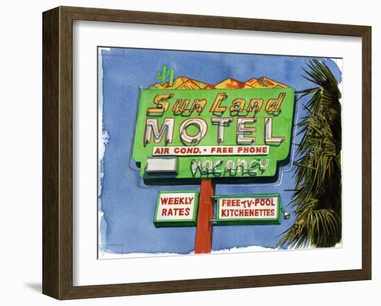 The Sun Land, Miracle Mile, 2004-Lucy Masterman-Framed Giclee Print