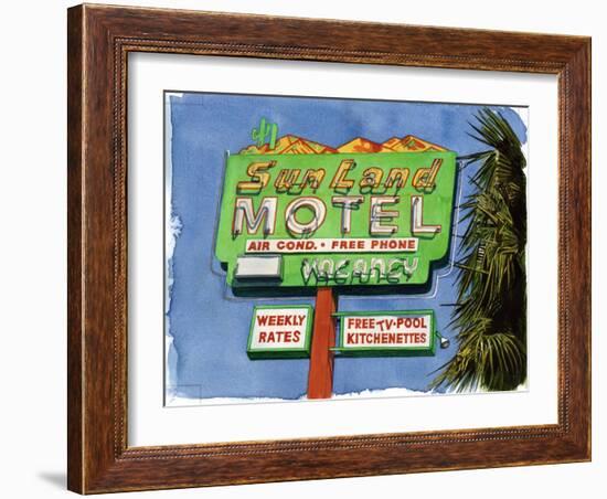 The Sun Land, Miracle Mile, 2004-Lucy Masterman-Framed Giclee Print