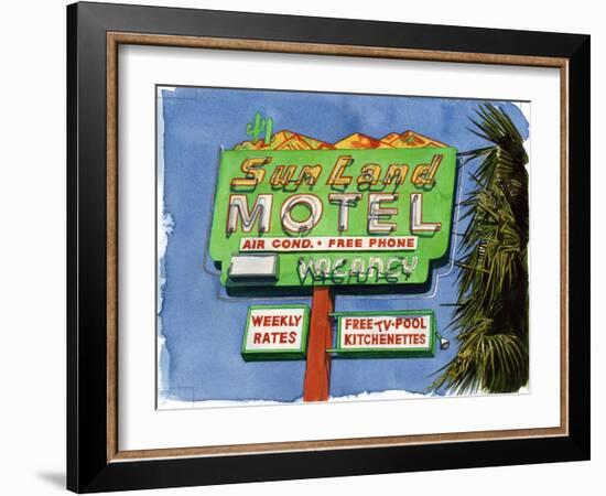 The Sun Land, Miracle Mile, 2004-Lucy Masterman-Framed Giclee Print