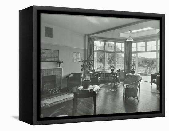 The Sun Lounge at Orchard House, Claybury Hospital, Woodford Bridge, London,1937-null-Framed Premier Image Canvas