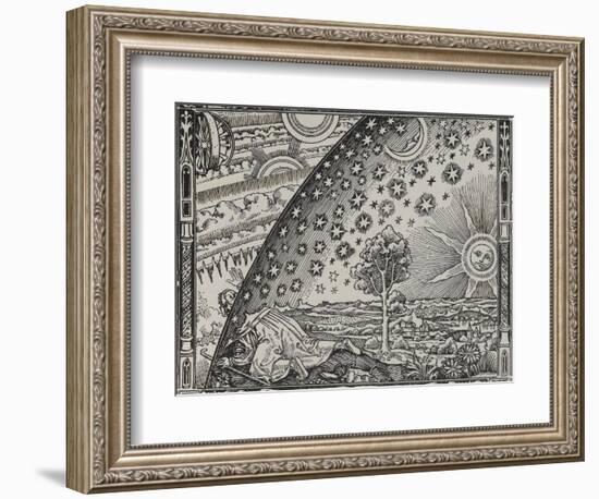 The Sun, Moon and Stars-Camille Flammarion-Framed Giclee Print