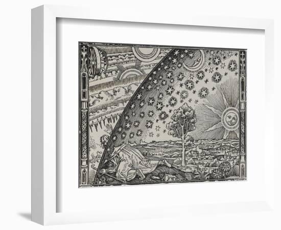 The Sun, Moon and Stars-Camille Flammarion-Framed Giclee Print