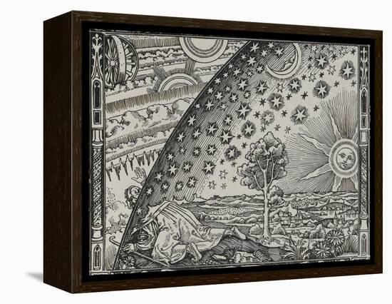 The Sun, Moon and Stars-Camille Flammarion-Framed Premier Image Canvas