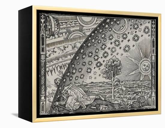 The Sun, Moon and Stars-Camille Flammarion-Framed Premier Image Canvas