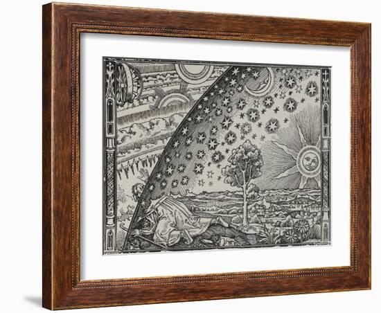 The Sun, Moon and Stars-Camille Flammarion-Framed Giclee Print