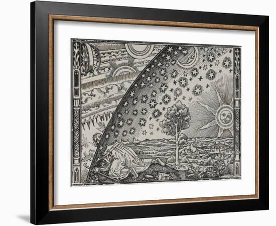 The Sun, Moon and Stars-Camille Flammarion-Framed Giclee Print