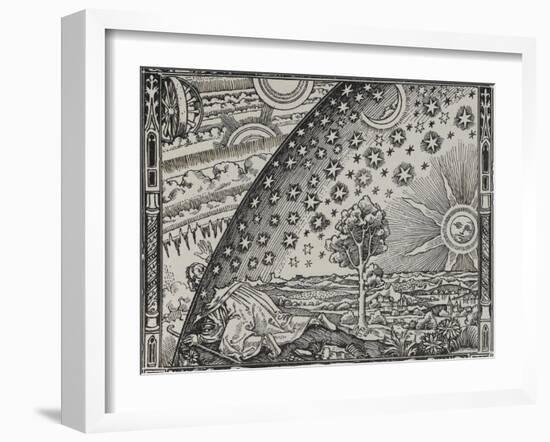 The Sun, Moon and Stars-Camille Flammarion-Framed Giclee Print