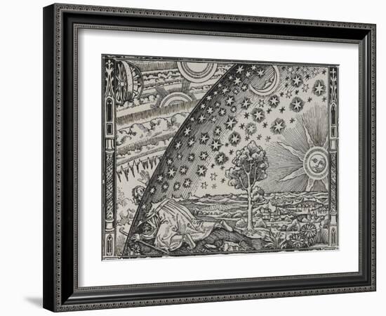 The Sun, Moon and Stars-Camille Flammarion-Framed Giclee Print