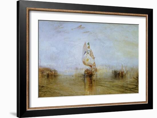 The Sun of Venice Going to Sea, 1843-J. M. W. Turner-Framed Giclee Print