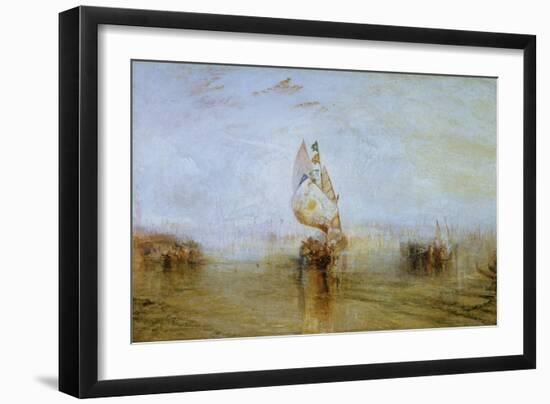 The Sun of Venice Going to Sea, 1843-J. M. W. Turner-Framed Giclee Print