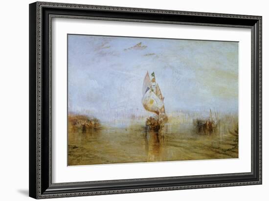 The Sun of Venice Going to Sea, 1843-J. M. W. Turner-Framed Giclee Print