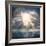 The Sun on Dramatic Sky over Sea-Kletr-Framed Art Print