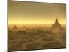 The Sun Rises across the 2000+ Temples and Pagodas at Bagan in the Country of Burma (Myanmar)-Kyle Hammons-Mounted Photographic Print