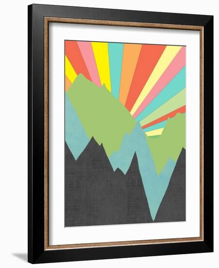 The Sun Rises on Planet X - 1-Jan Weiss-Framed Art Print