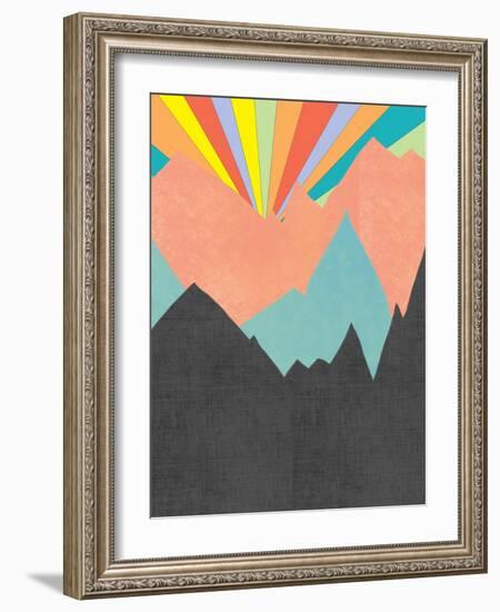 The Sun Rises on Planet X - 2-Jan Weiss-Framed Art Print