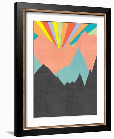 The Sun Rises on Planet X - 2-Jan Weiss-Framed Art Print