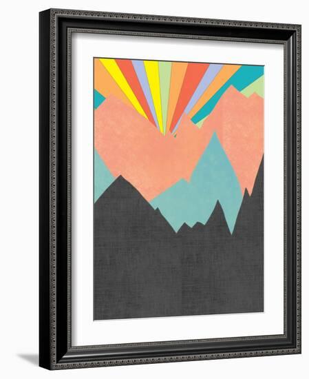 The Sun Rises on Planet X - 2-Jan Weiss-Framed Art Print