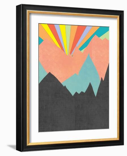 The Sun Rises on Planet X - 2-Jan Weiss-Framed Art Print
