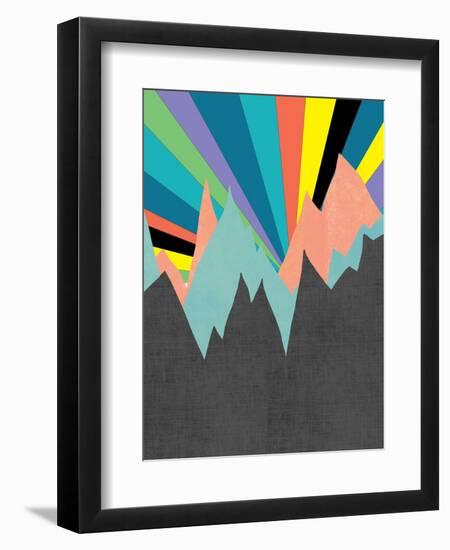 The Sun Rises on Planet X - 3-Jan Weiss-Framed Art Print