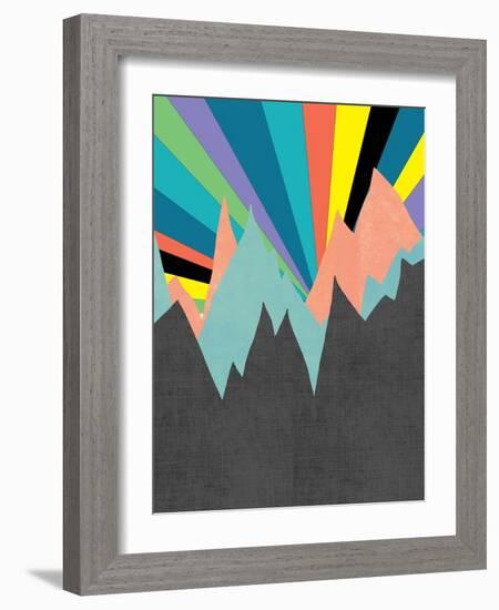 The Sun Rises on Planet X - 3-Jan Weiss-Framed Art Print