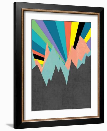 The Sun Rises on Planet X - 3-Jan Weiss-Framed Art Print