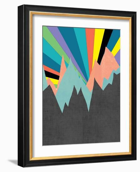 The Sun Rises on Planet X - 3-Jan Weiss-Framed Art Print