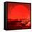 The Sun Seen from a Molten Earth 3 Billion Years from Now-Stocktrek Images-Framed Premier Image Canvas