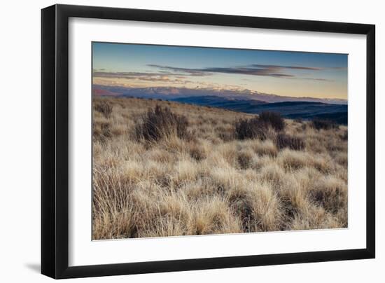 The Sun Sets Over The Sawatch Mountain Range Near Vail Colorado-Jay Goodrich-Framed Photographic Print