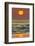 The Sun Setting Off Playa Guiones Surf Beach-Rob Francis-Framed Photographic Print